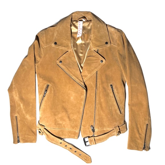 ✨ Current Air Leather Biker Jacket - Size Small ✨ - Picture 1 of 12
